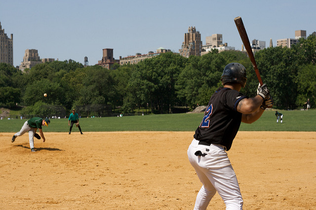 Baseball in Central Park Baseball in Central Park